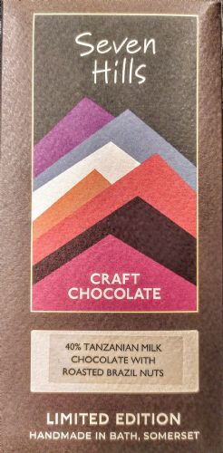 40 % Tanzanian Milk Chocolate with Roasted Brazil Nuts